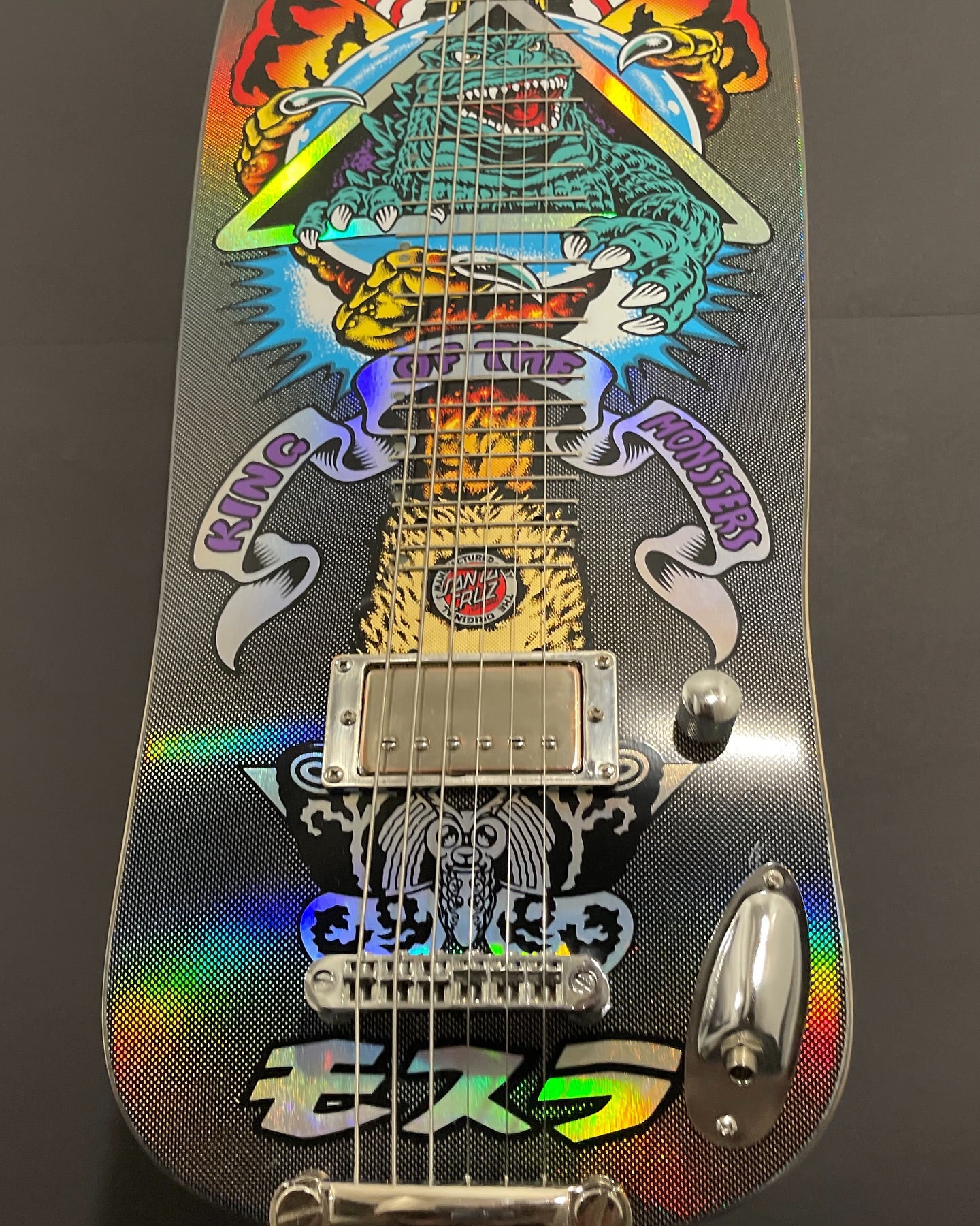 Sk8 Lap Steel – “King of the Monsters” (Modèle unique – Santa Cruz)