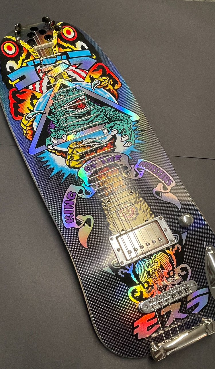 SK8 lap steel sur board collector