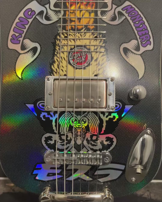 Sk8 Lap Steel – “King of the Monsters” (Modèle unique – Santa Cruz)
